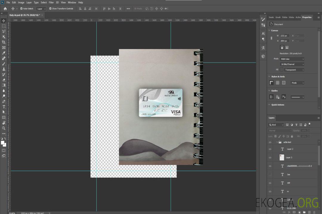 USA Banque de Cisjordanie visa platine carte photolook avant template USA Banque de Cisjordanie visa platine carte photolook avant template